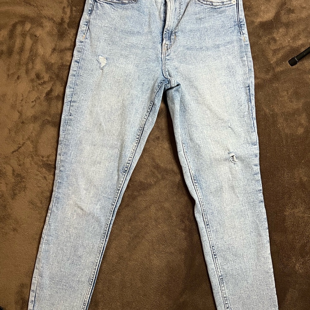 GAP Denim High Rise Light Blue Jeans